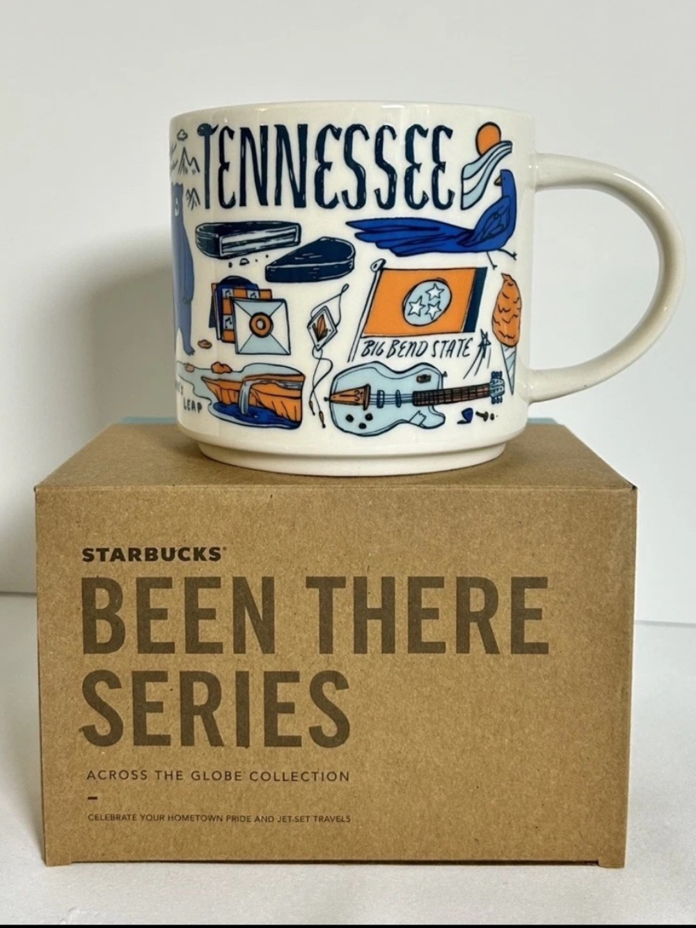 Starbucks Been There Series 14 oz Mug TENNESSEE brand New In Box & SKU Retired